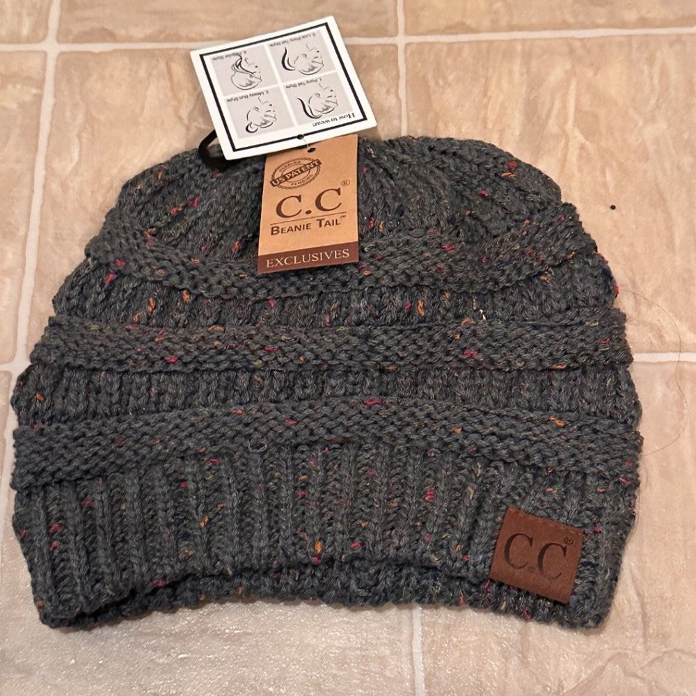 C. C beanie